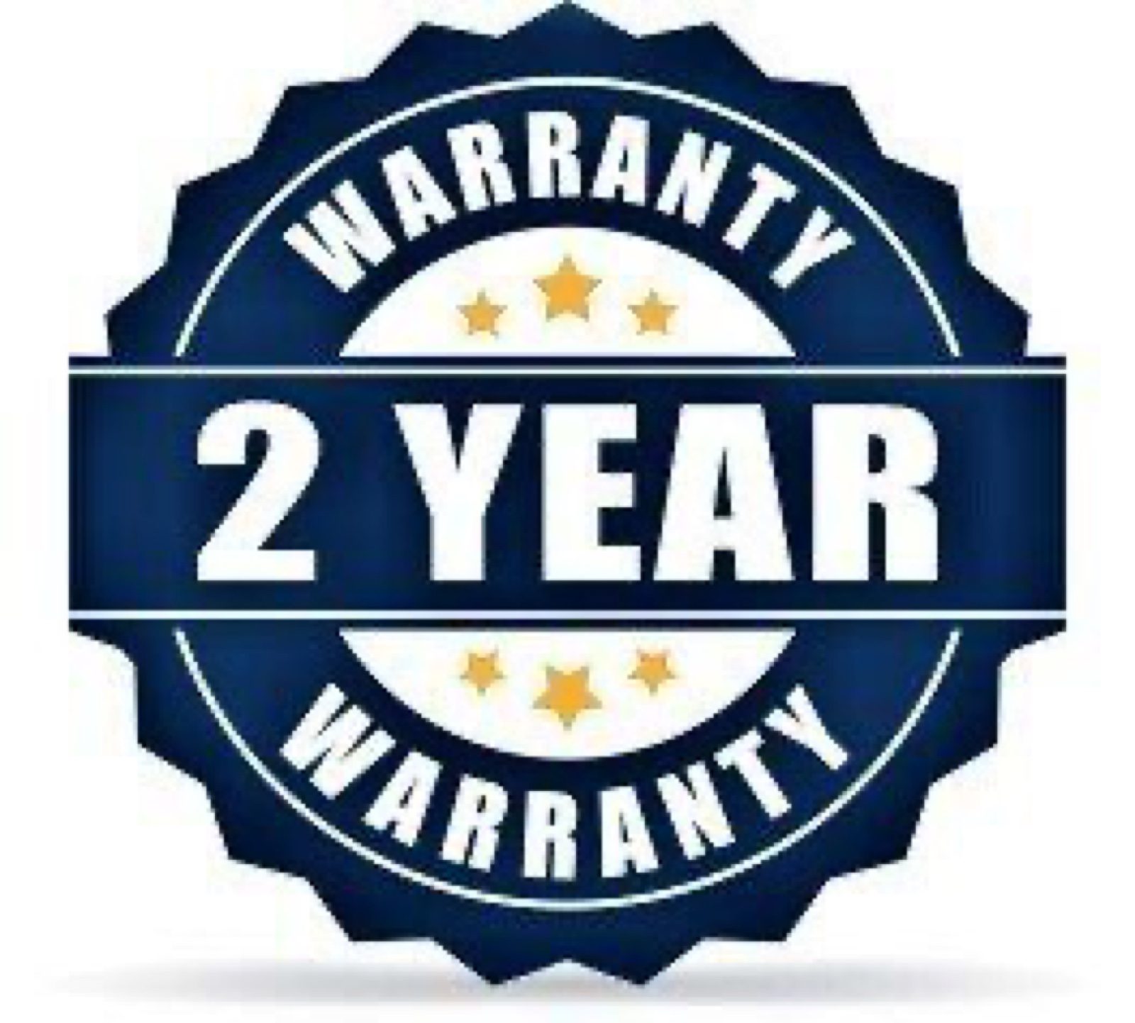 Two-year warranty on materials and labor