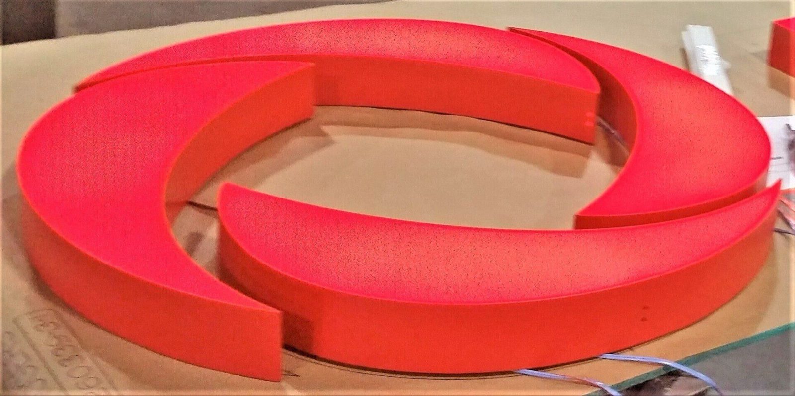Letters without trim made with Ascent 4AS