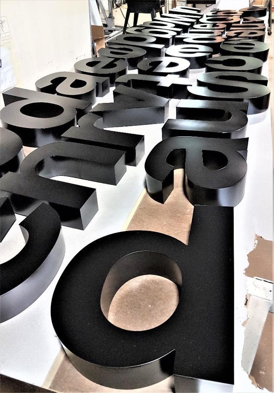 Letters without trim made with Ascent 4AS