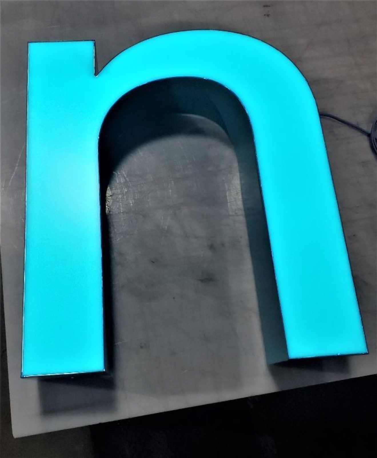 Letters without trim made with Ascent 4AS