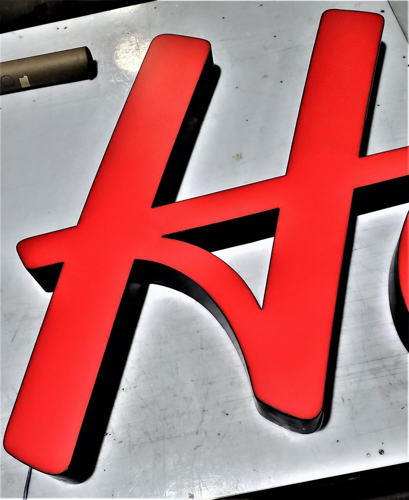 Letters without trim made with Ascent 4AS
